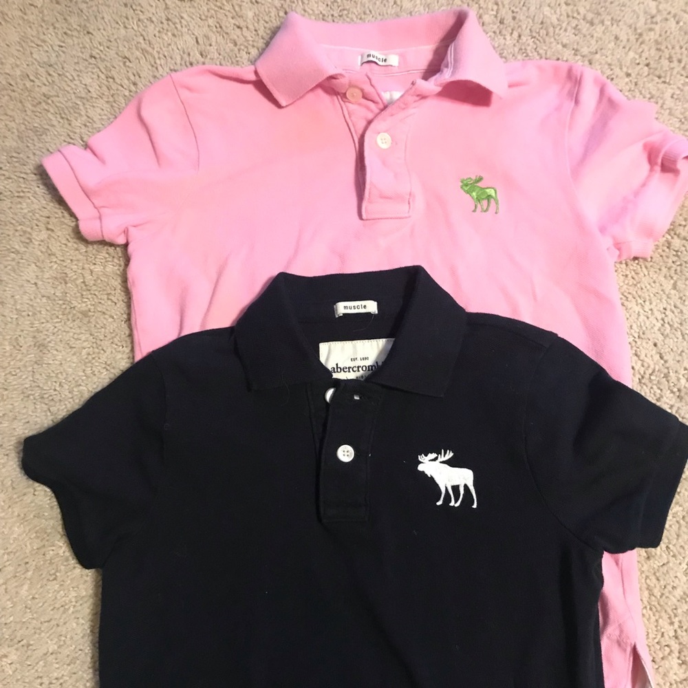 In a bundle, two boys  polo shirts